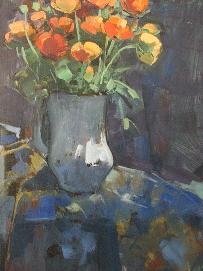 Ranonkels in Spaanse kruik