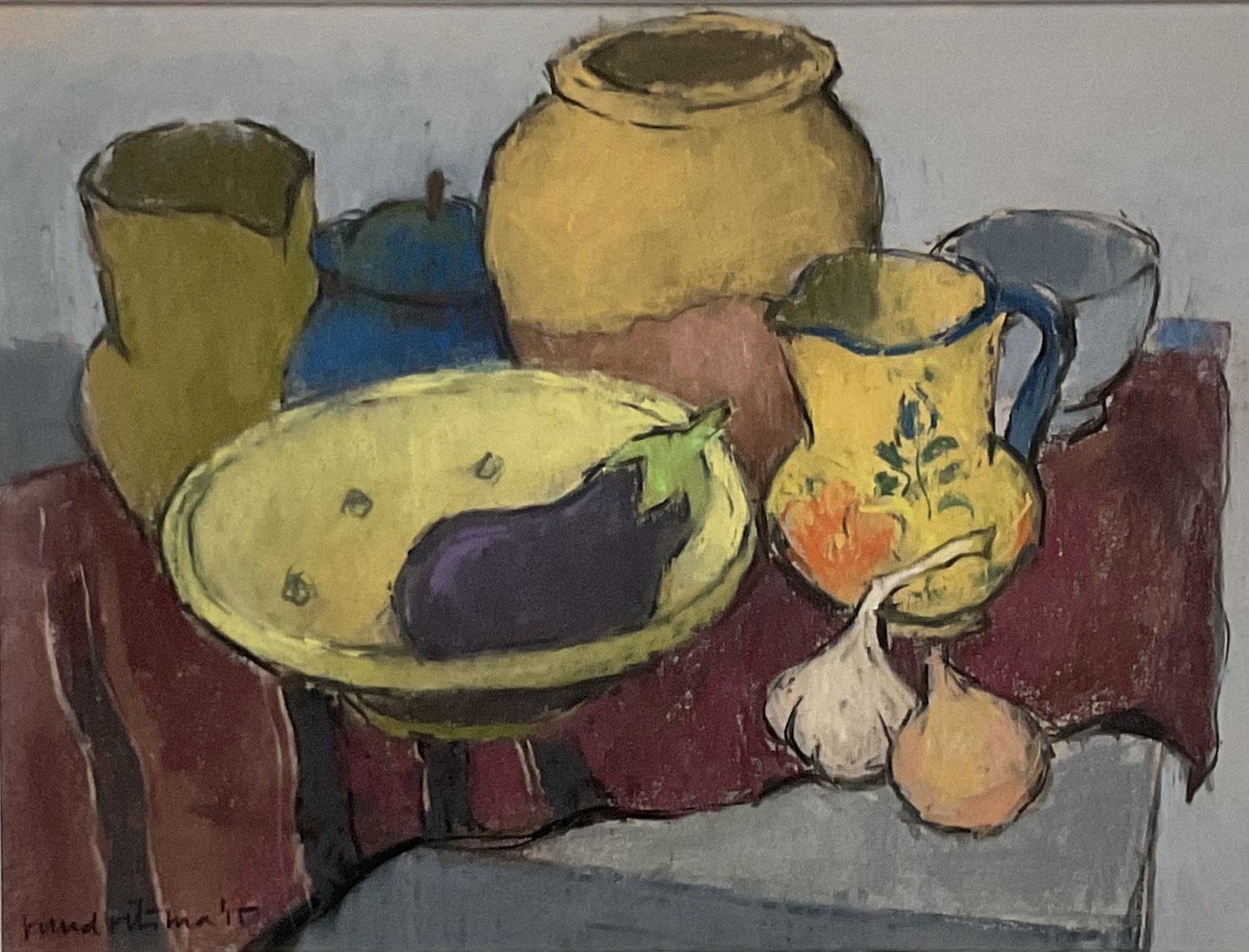 stilleven met aardewerk