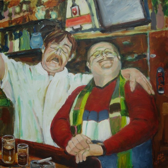 HAARLEM, CAFÉ DE FLAPCAN, PAUL EN ZWAAN