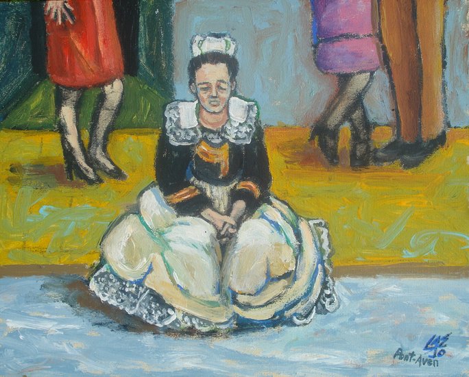 Devant La Mairie de Pont-Aven