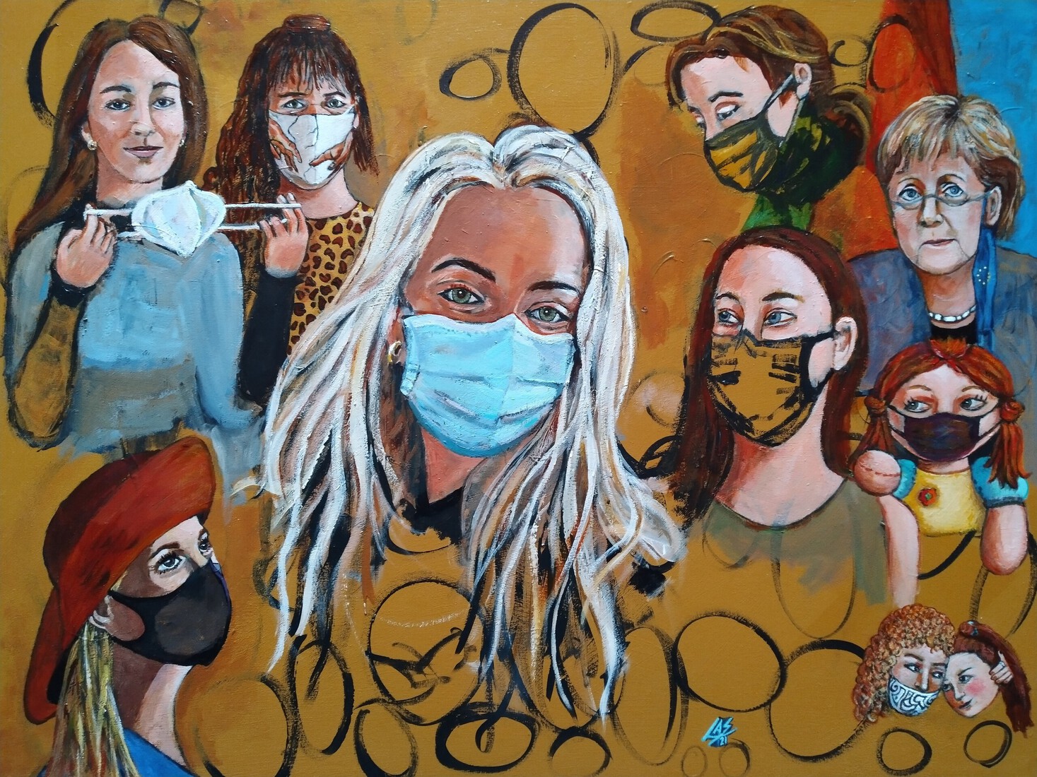 COVID: LES FEMMES AUX MASQUES