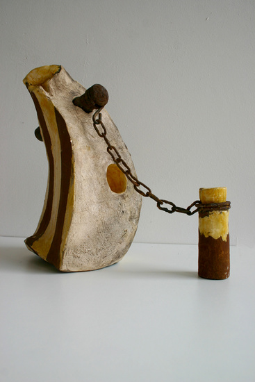 4 Assemblage object met stop