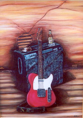 Red Fender Telecaster
