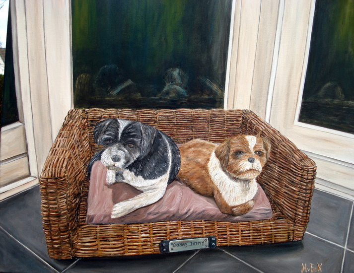 Bobby en Jimmy (Boomer-honden)