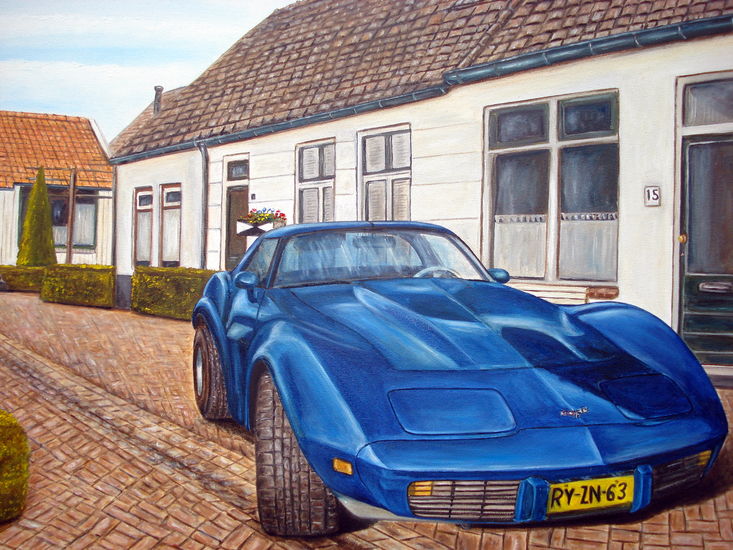 Chevrolet Corvette Stingray 1977(Weverstraat Gemert)