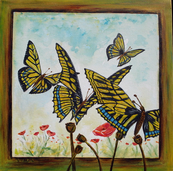 Vlucht van de vlinders