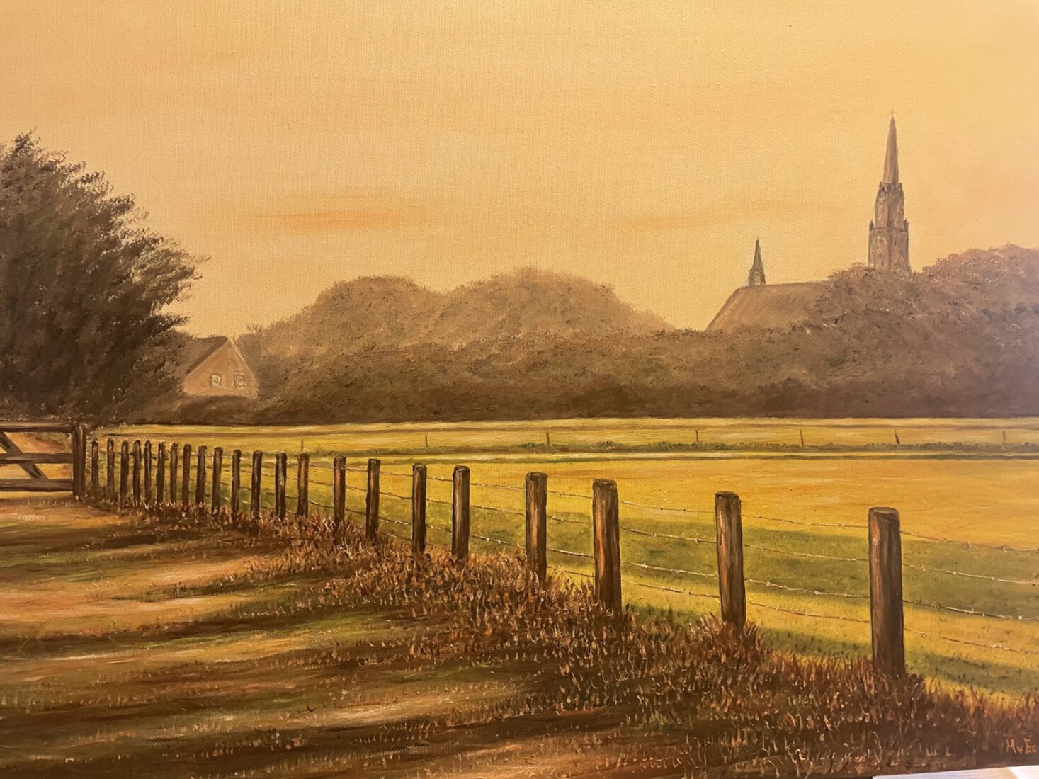 Zicht op kerk Gemert