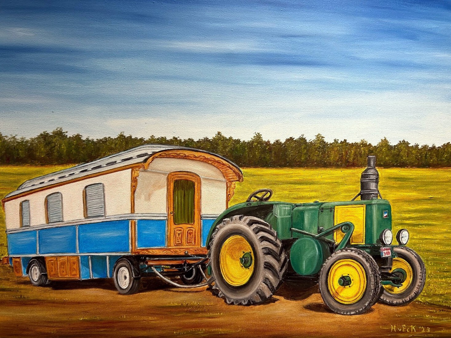 Vierzon met Buggenhoutse woonwagen 