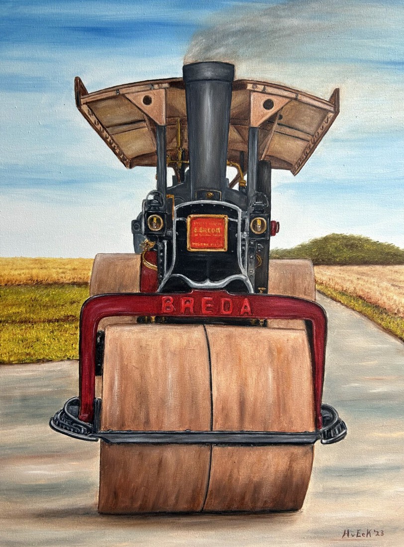 Stoomwals Breda 1925 voorkant