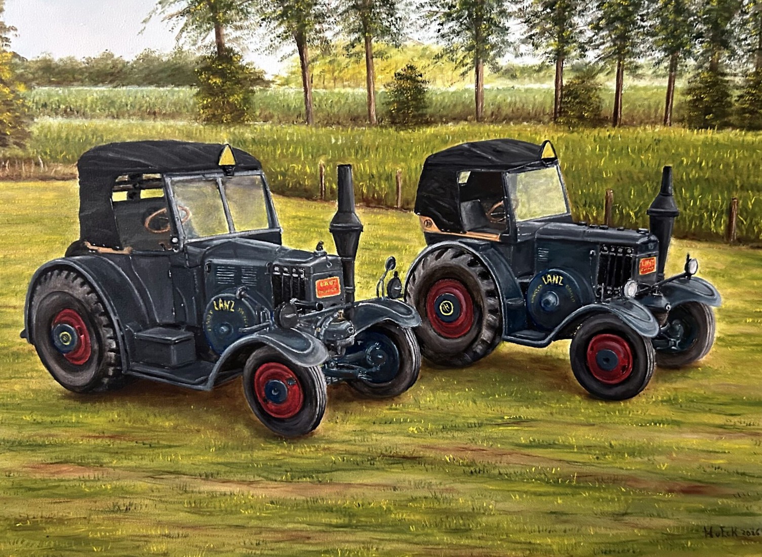 Lanz Bulldog 1939 en Lanz Bulldog 1936