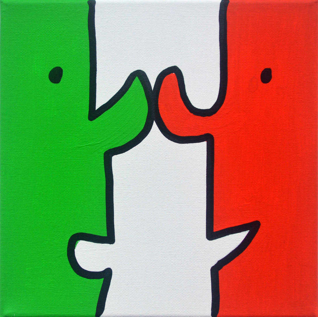 Met de neuzen tegen elkaar