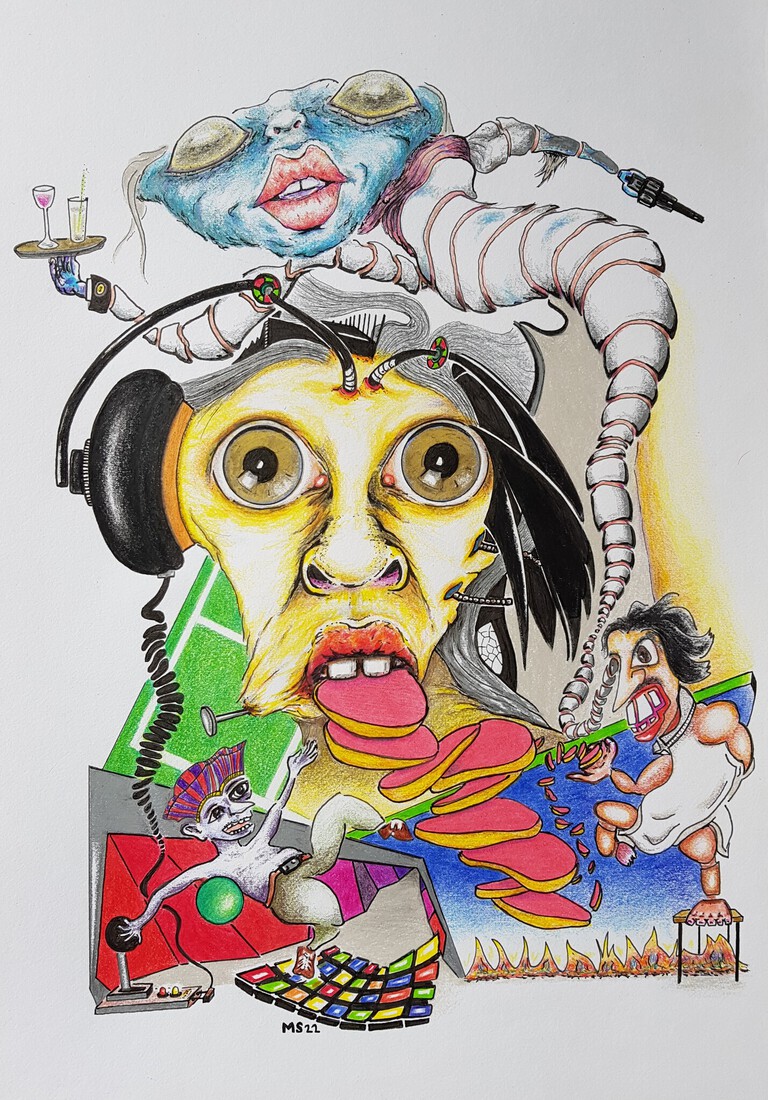 Headphone and switch