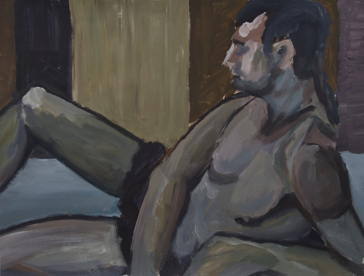 Jonge man, nijgend (2)