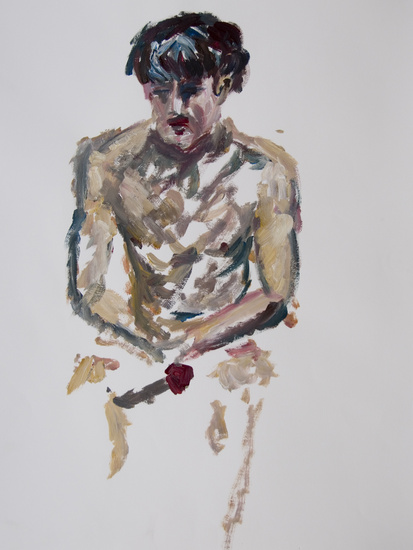 Jonge man, gezeten (1)