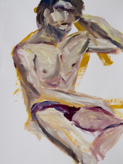 Jonge man, gezeten (2)