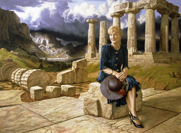 Portret van Mevr. Landa