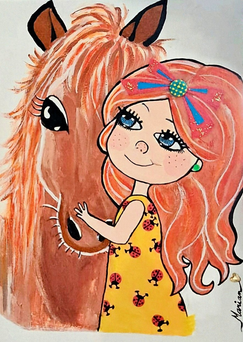 Meisje met paard