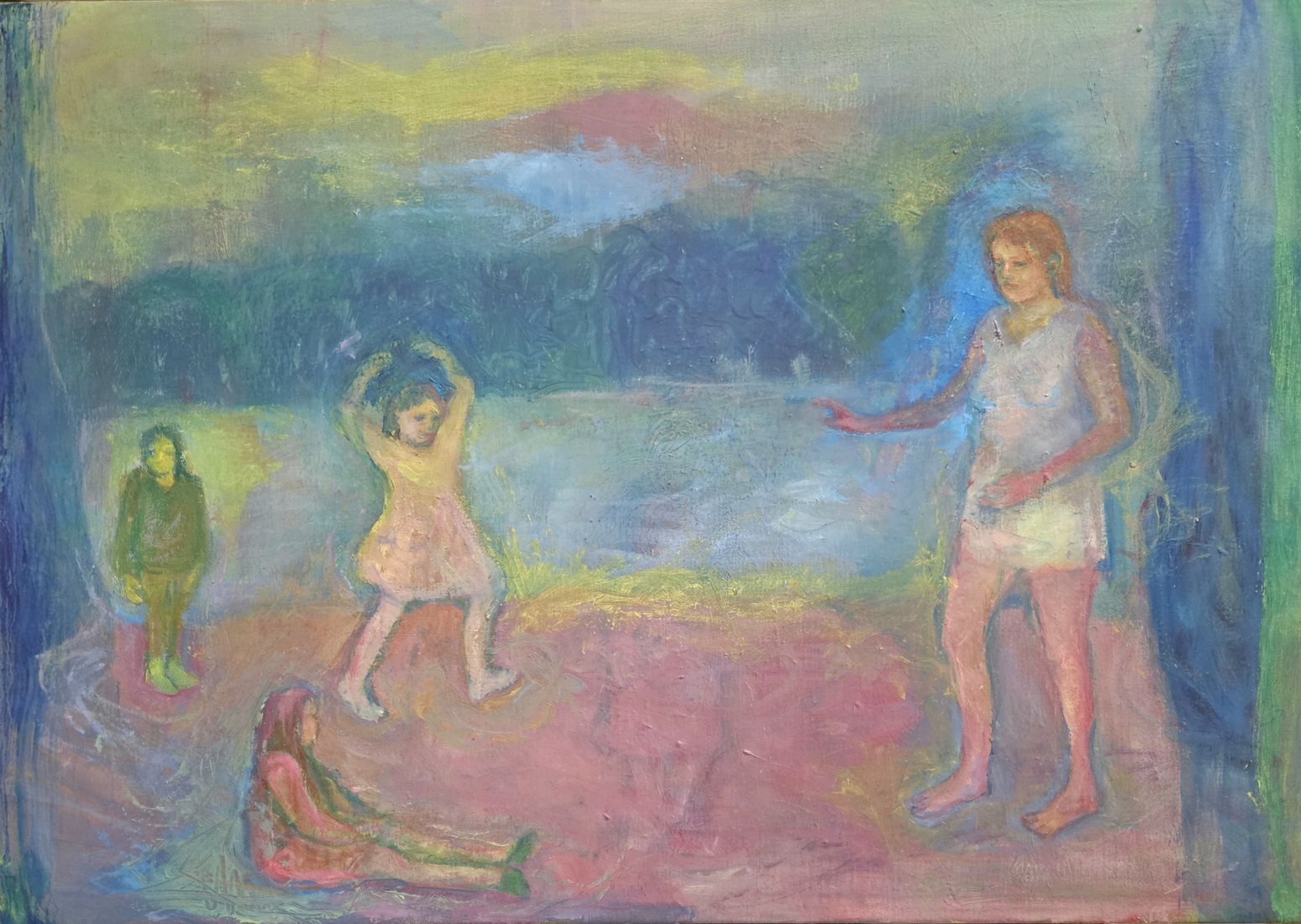 buiten, moeder dochters