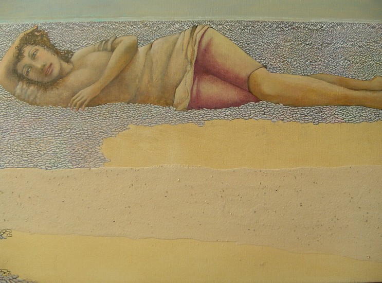 rusten aan het strand