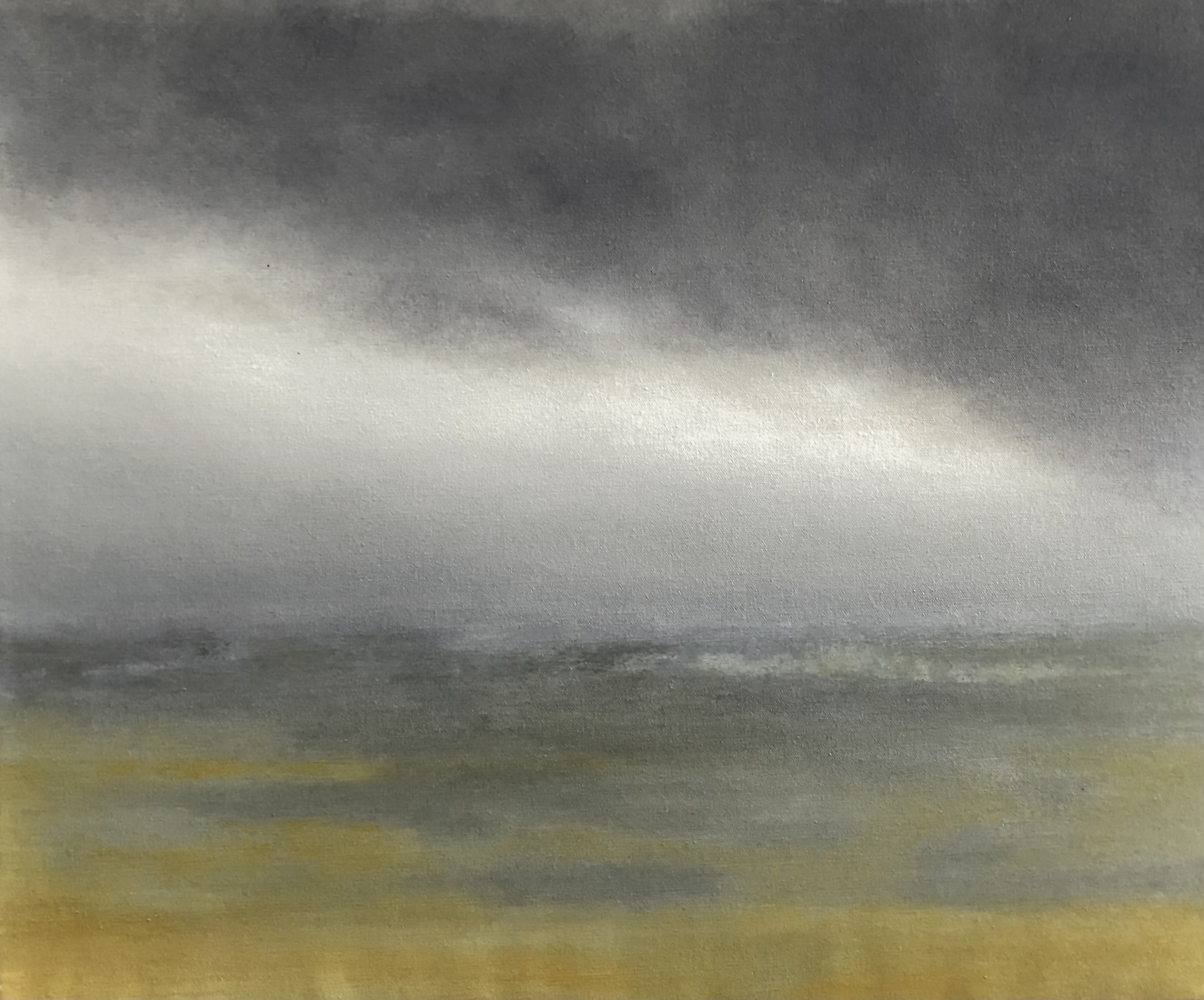 Storm op de wadden
