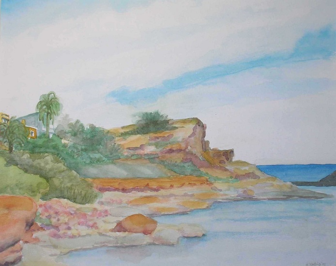 Coast at Torrevieja, Spain