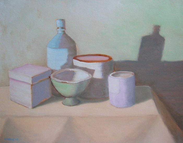 Still life with a box
