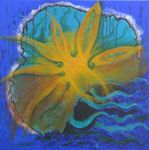 Work that is being created without a plan, which could end up in something figurative as well as something abstract.