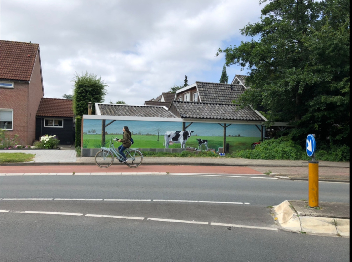 Uitzicht van  vroegere tijden........