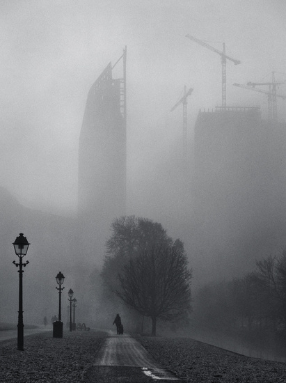 Foggy Morning inThe Hague 2