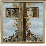 De meeste werken zijn olieverfschilderijen