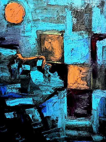 le soleil dans l'obscurité