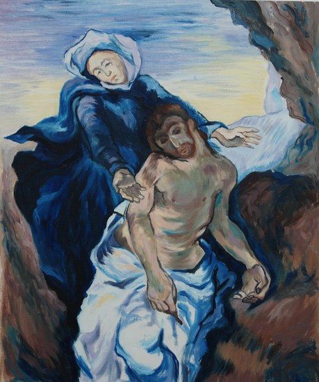 kopie pieta Van Gogh