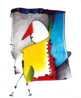 Vogelscheuche.vogelverschrikker.