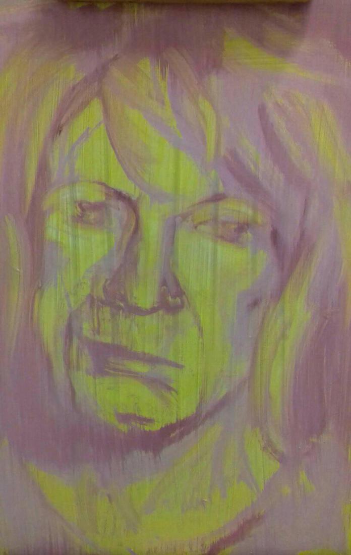 Portret naar foto vrouw losse schets