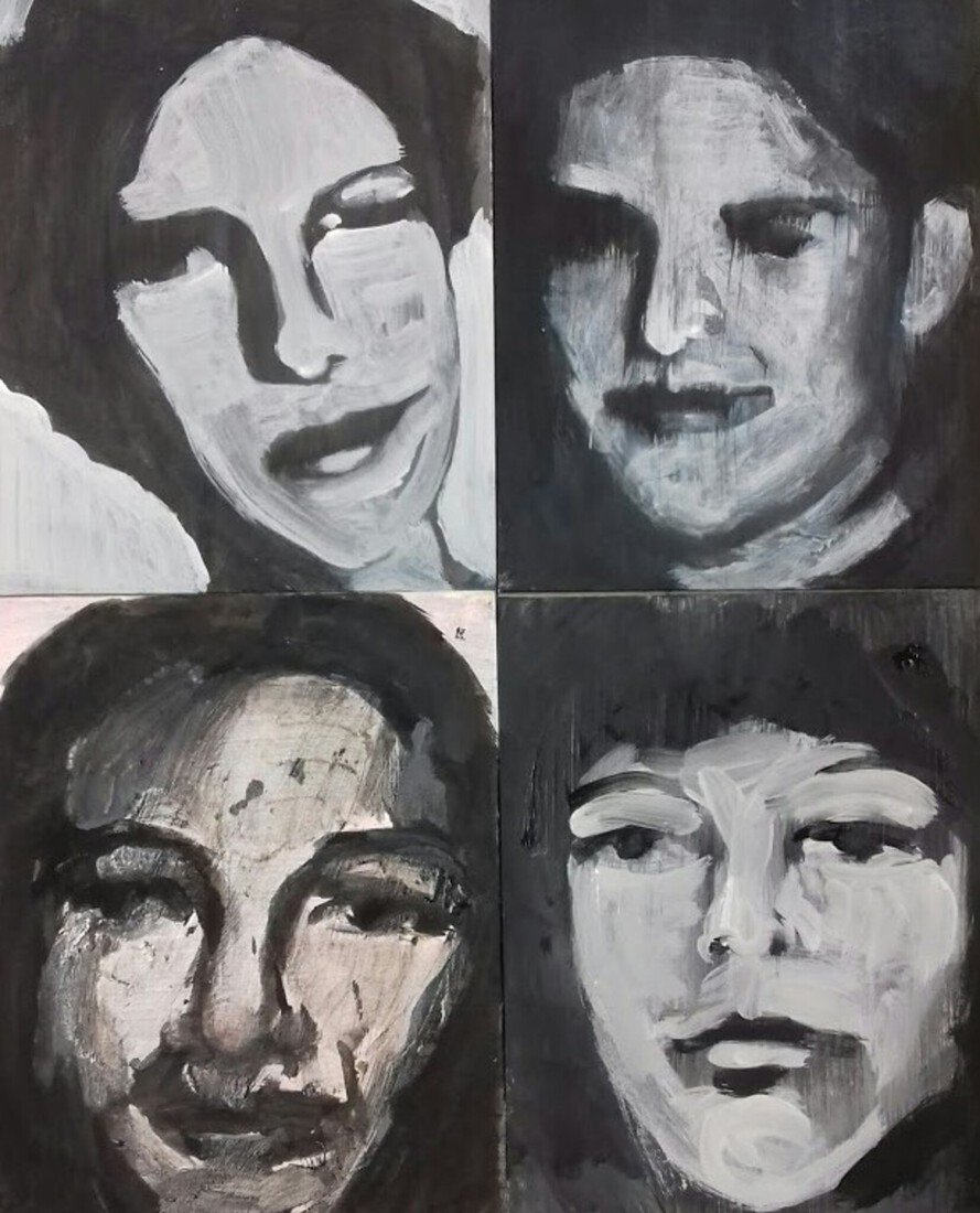 STUDIE NAAR OPBOUW PORTRET