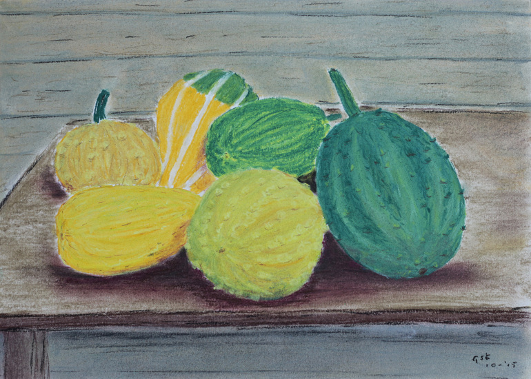 Stilleven met sierappels - 10-2015