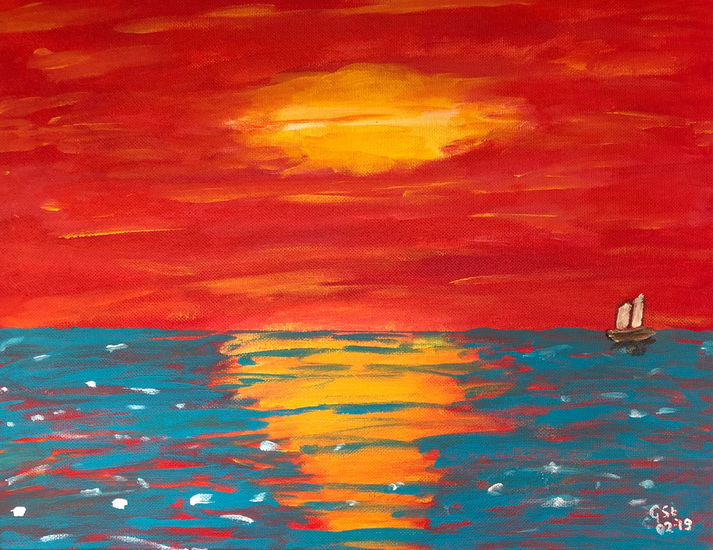 2019-02 Zonsondergang