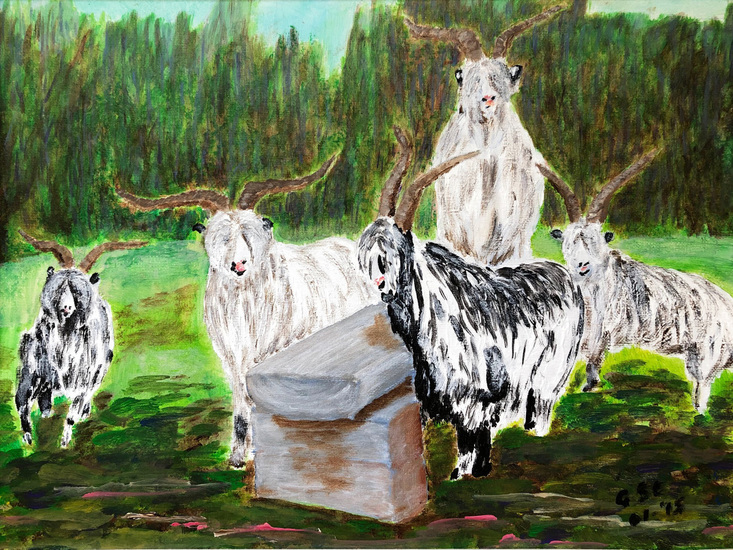 2015-01 Geitenbokken aan het Engelermeer