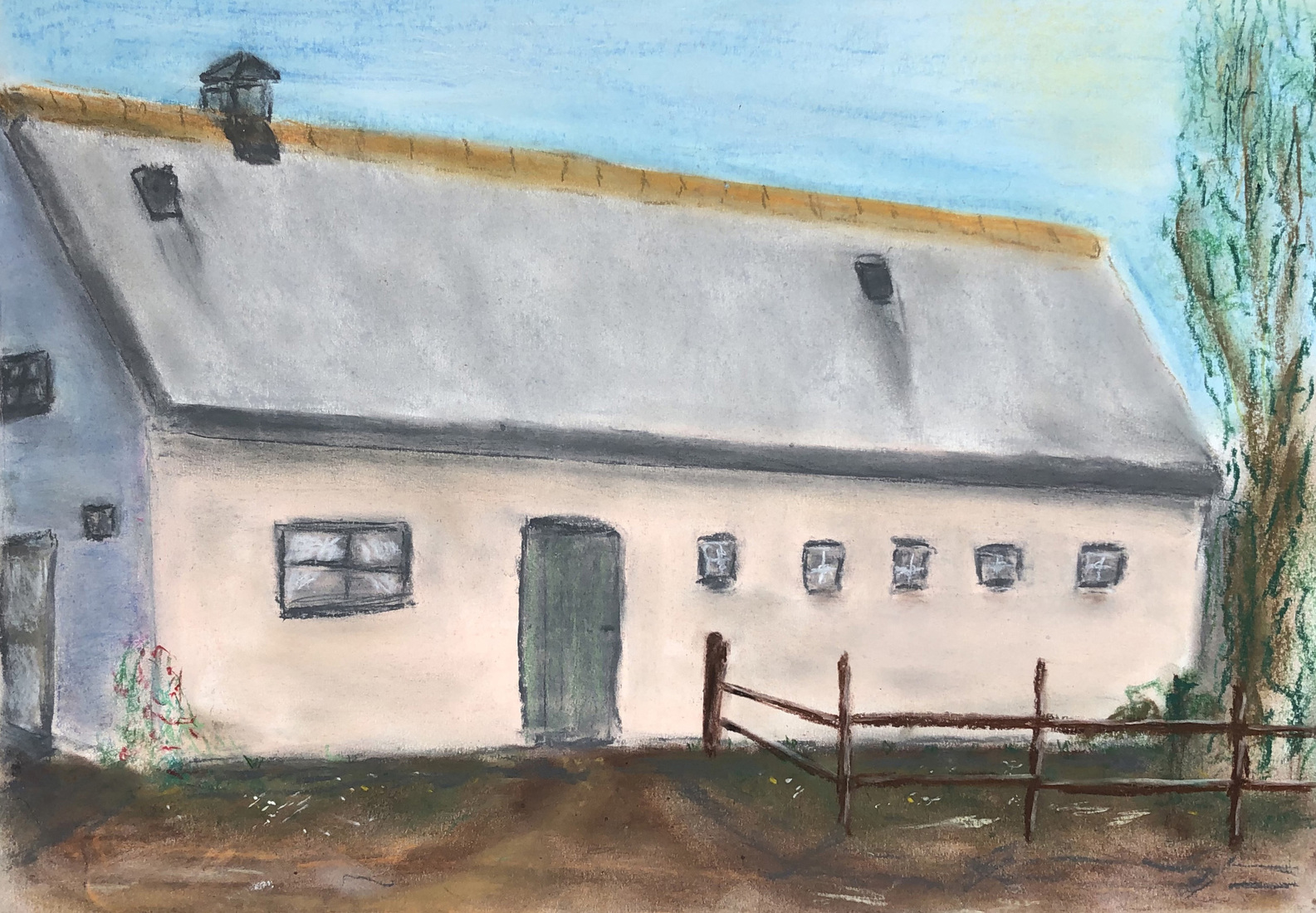 Landschap - Een boerderijtje - 2019-10