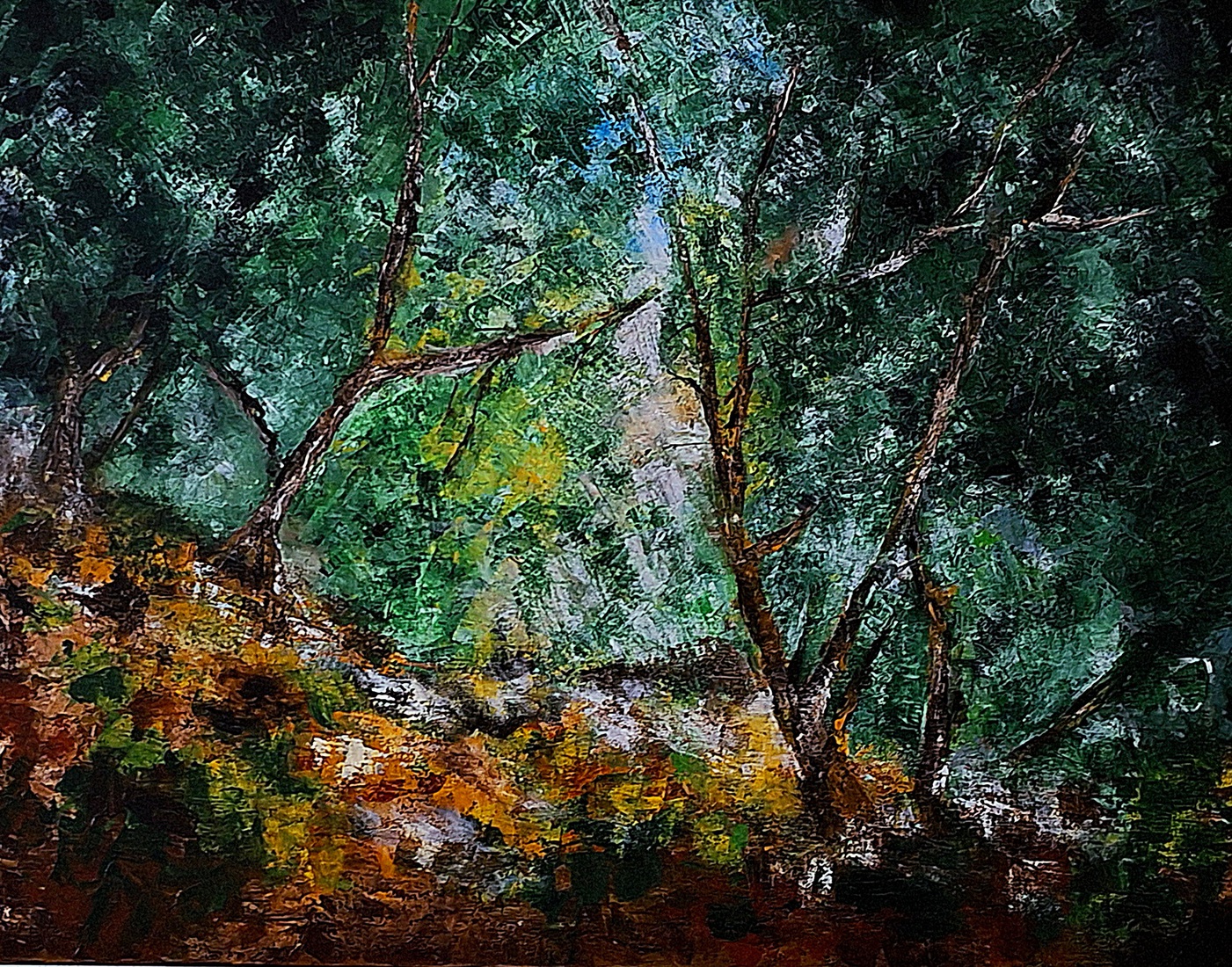 Olijfgaard naar Monet