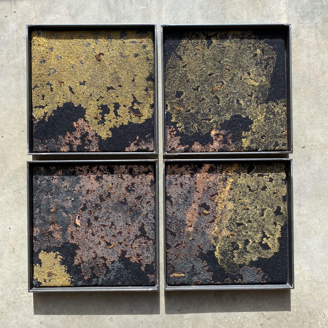 maanlandschap 4 luik