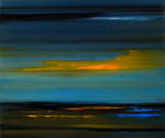 landscape paintings, inspired by fire alarm on the island LA PALMA in 2009