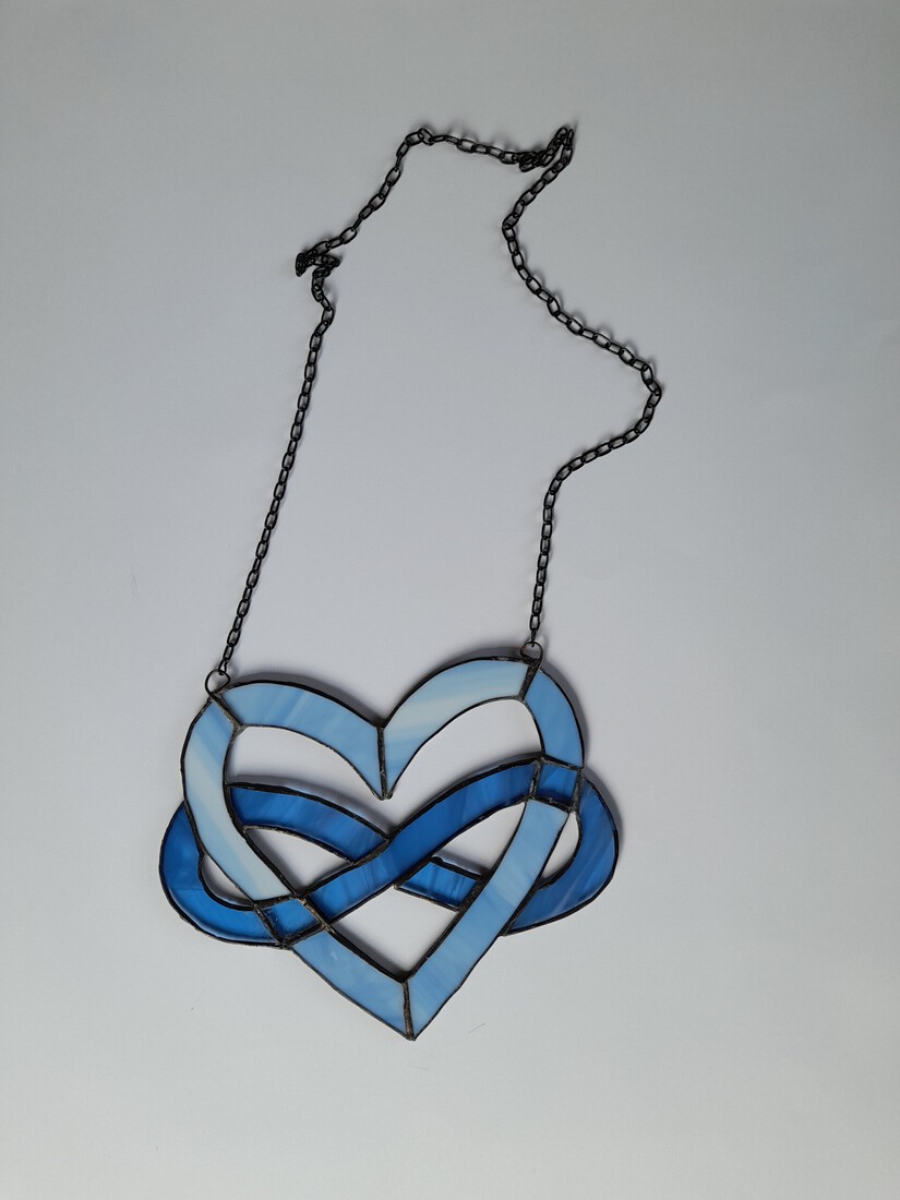 Hart met infinity teken