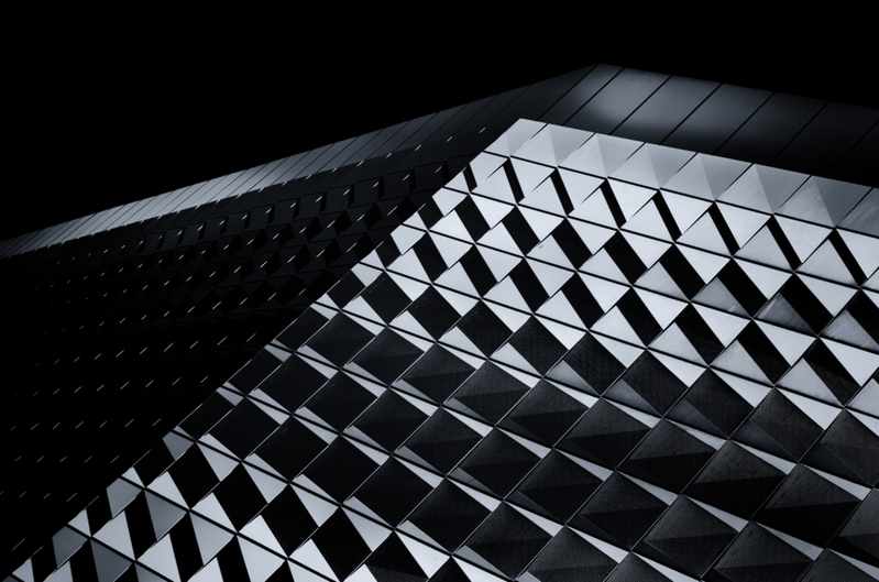 The patterns on the wall