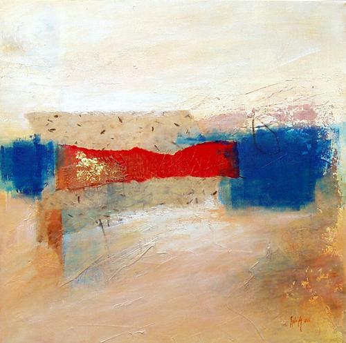 Red Horizon (geabstraheerd landschap)