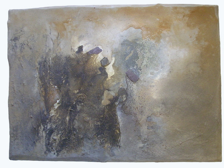 groot naamloos oerlandschap oranje