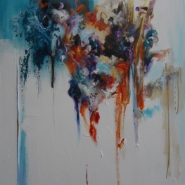 Bouquet in aqua