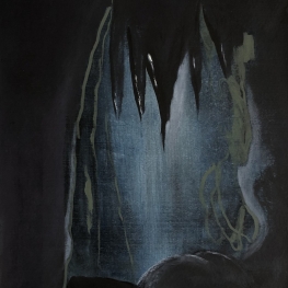 Zonder titel IV (vorm) 40x50 olieverf