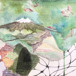 Bergtop 2024 Mixed Media 