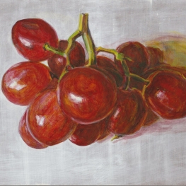 Rode druiven gele schaduw